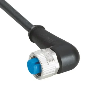 CONECTOR HEMBRA M12 4 POLOS ACODADO CON 2M CABLE PUR SIN HALÓGENOS IP65 / IP66K / IP67