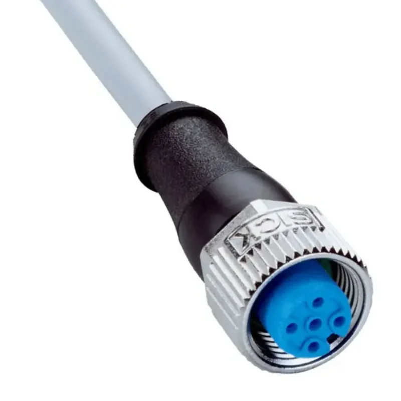 CONECTOR HEMBRA, M12, 5 PINES, RECTO, CON CODIFICACIÓN A, YF2A15-100VB5XLEAX