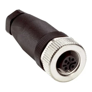 CONECTOR HEMBRA, M12, 5 PINES, RECTO, DOS-1205-G