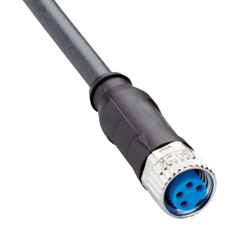 CONECTOR HEMBRA, M8, 3 PINES, RECTO, CON CODIFICACIÓN A,YF8U13-020VA1XLEAX