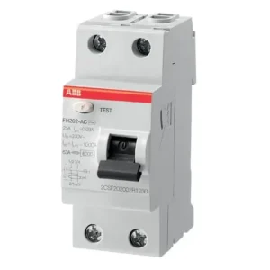 INTERRUPTOR DIFERENCIAL 2X25A 30MA FH202 AC-25/0.03