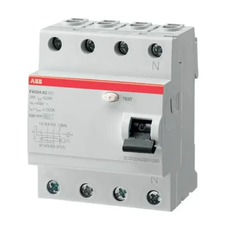INTERRUPTOR DIFERENCIAL 4X25A 30MA FH204 AC-25/0.03