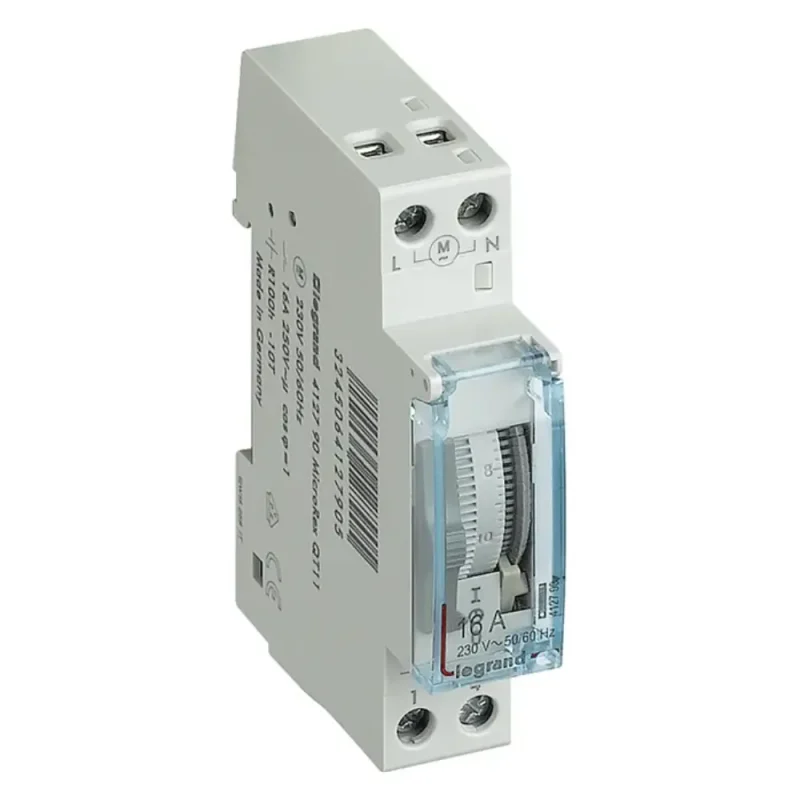 INTERRUPTOR HORARIO DIARIO 220VAC 60HZ, 1 SALIDA 16A, 1 MÓDULO