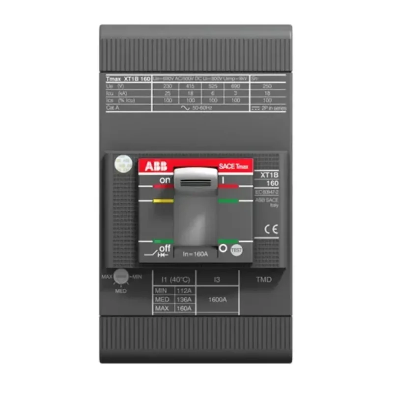 INTERRUPTOR TERMOMAGNETICO XT1B TMD 3X160A REG 112-160A 230/380/440V 25/18/15KA