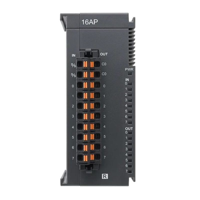 MÓDULO DE 8 ENTRADAS DIG. Y 8 SALIDAS RELÉ 24 A 240VAC/DC PARA PLC SERIE AS - DELTA