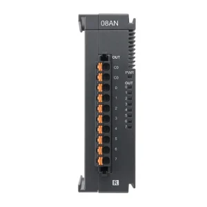 MÓDULO DE 8 SALIDAS RELÉ 24 A 240VAC/DC PARA PLC SERIE AS - DELTA