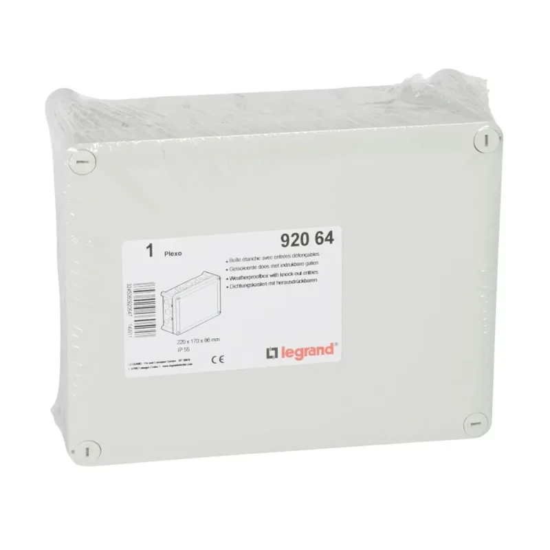 CAJA PLEXO IP55 220X170X80 S/ENTRADAS