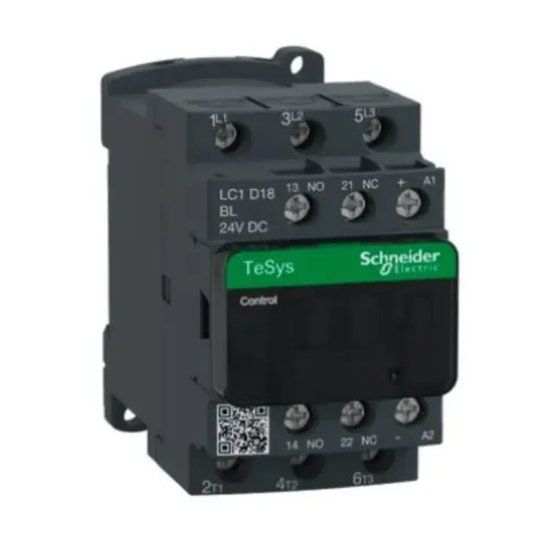 CONTACTOR TESYS 18A 1NA+1NC 5.5/12HP 220/440VAC BOB. BAJO CONSUMO 24VDC