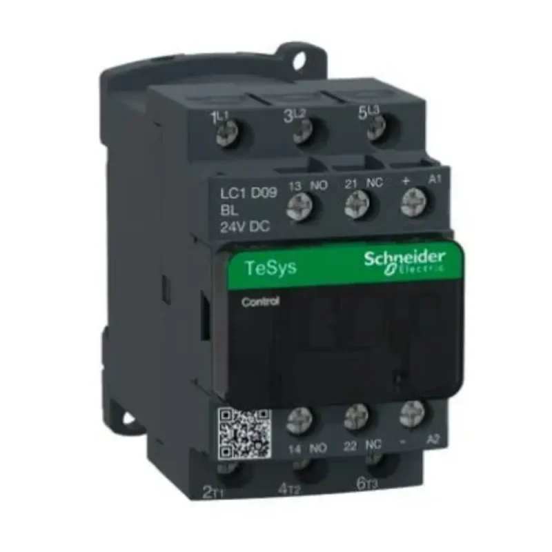 CONTACTOR TESYS 9A 1NA+1NC 3/5.5HP 220/440VAC BOB. BAJO CONSUMO 24VDC