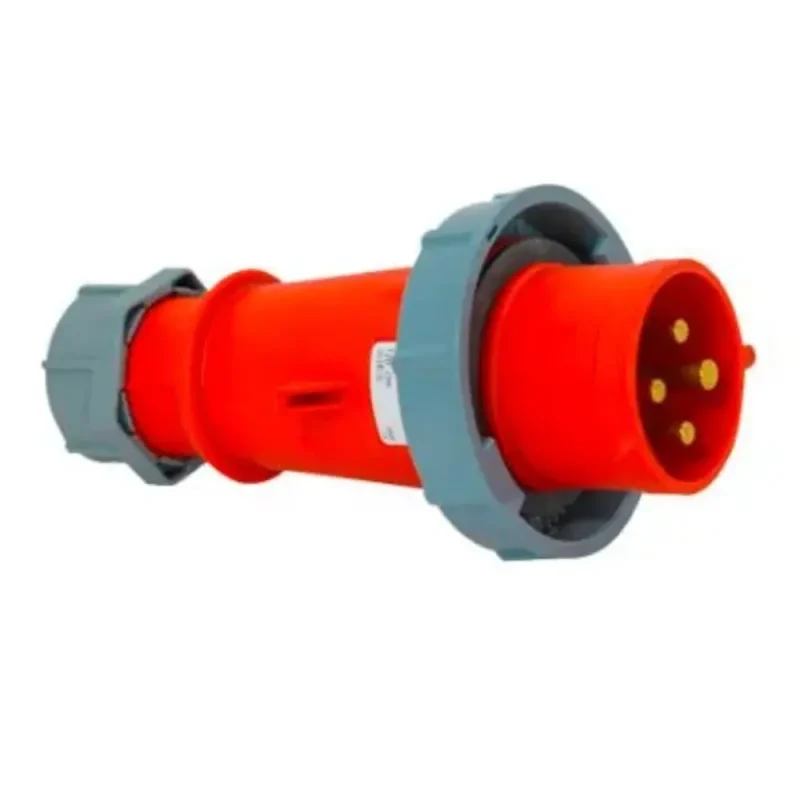 ENCHUFE DE 3P+LT DE 32 AMP 415V. ROJO 6H IP67