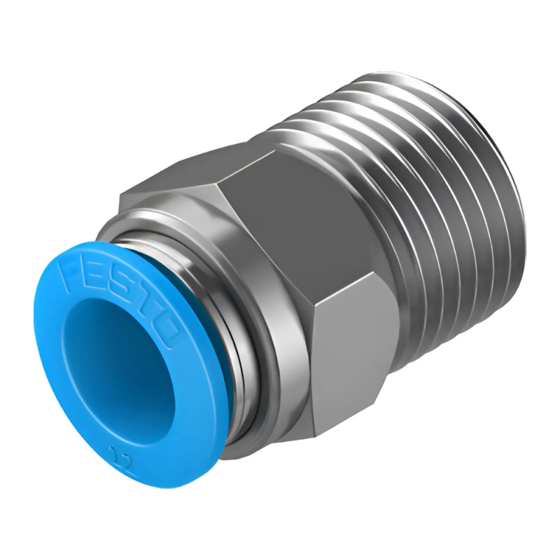 RACOR RÁPIDO ROSCADO, ROSCA 1/2 X TUBERÍA OD 10MM QS-1/2-12