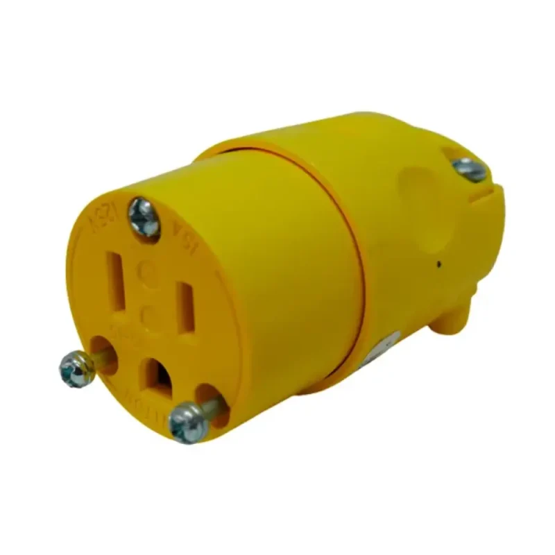 TOMACORRIENTE AEREO 2X15A+T 125V 5-15R 515-CV AMARILLO