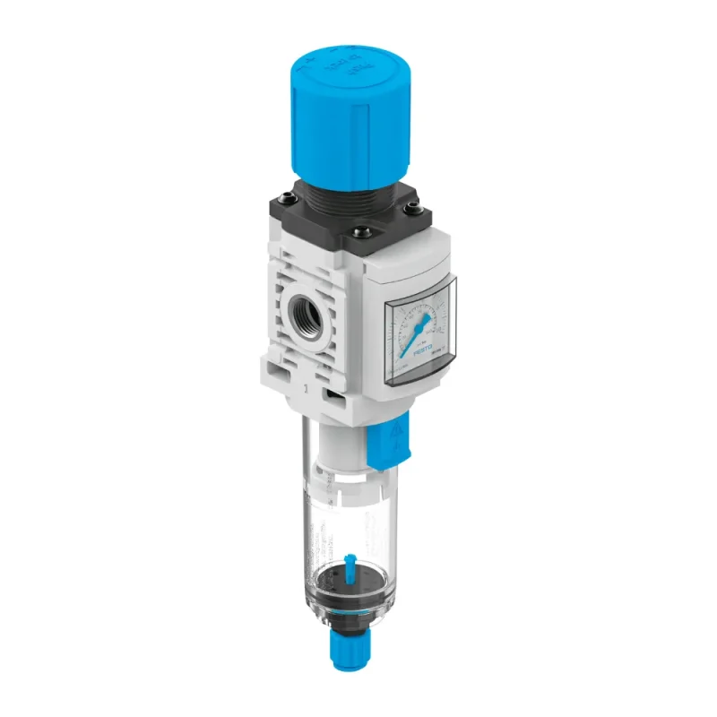 UNIDAD DE FILTRO Y REGULADOR TAMAÑO MS4, ROSCA 1/4, 40U, 10 BAR MS4-LFR-1/4-D6-E-P-M-AG-BAR-B